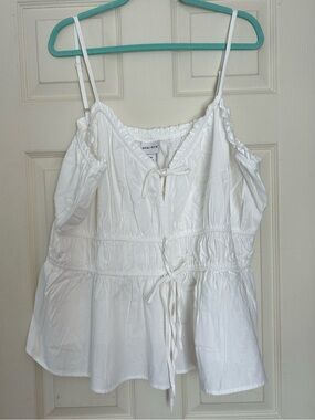 NWOT Ava & Viv white top 3X